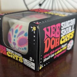Nee Doh Sugar Skull Cat