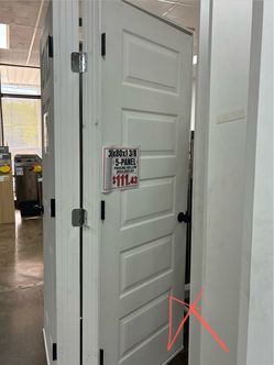 5 panel moulded door - puerta de 5 panels