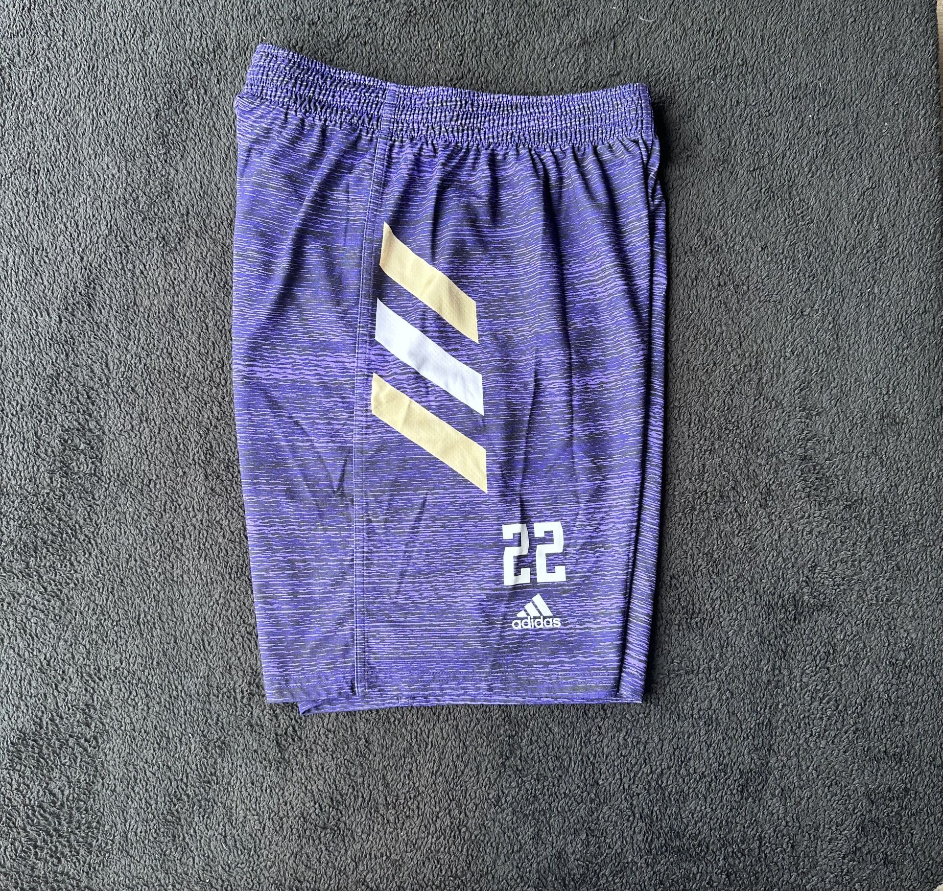 University Of Washington Basketball Official Team Practice Shorts