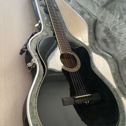 Lucero LCT-250CE Guitar. Original $600 With Case And Strings