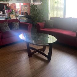 Sala y Mesa De Centro Completa / Furniture and Coffee Table