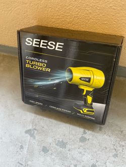 Seese Powerful Cordless Leaf Blowers & Turbo Jet Tools for Yard, Driveway & Home