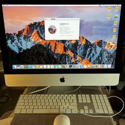 iMac 21.5-inch, Late 2013 2.9 GHz Intel Core i5 16 GB 120 SSD Keyboard and Mouse 