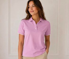 E Etonic Women's Short Sleeve Button Polo | Sport Size
