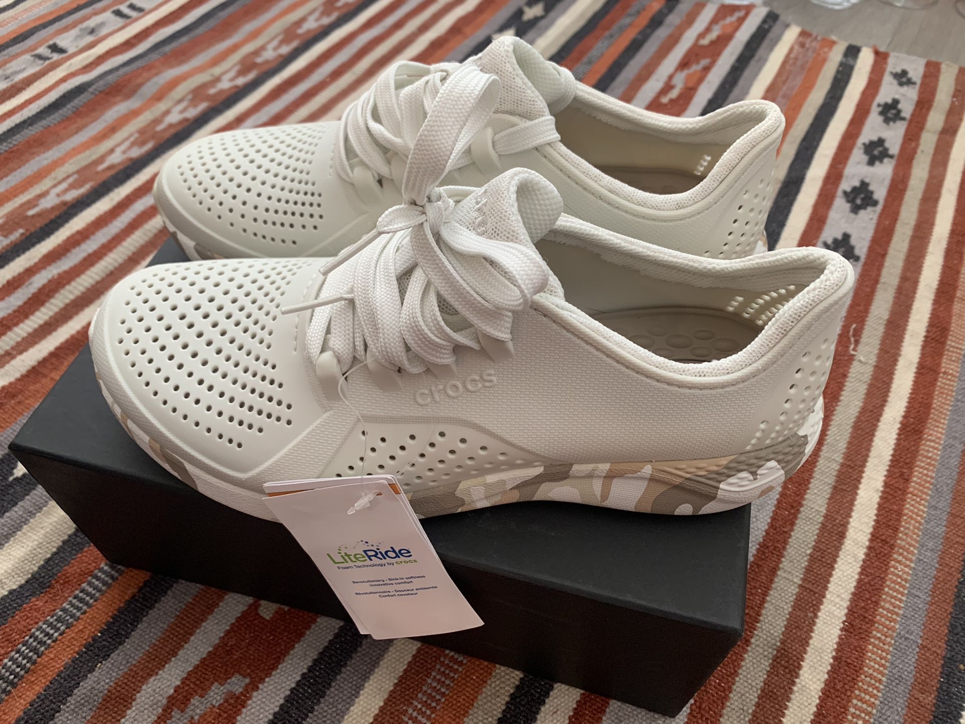 Crocs Women's Literide Pacer Lace-up Sneakers: Size W9 for Sale in Gilbert,  AZ - OfferUp
