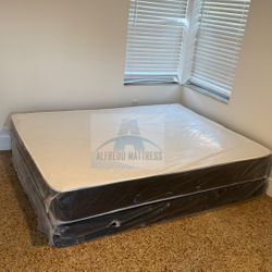 Queen mattress Regular set with box spring (2pc - new) reviews 