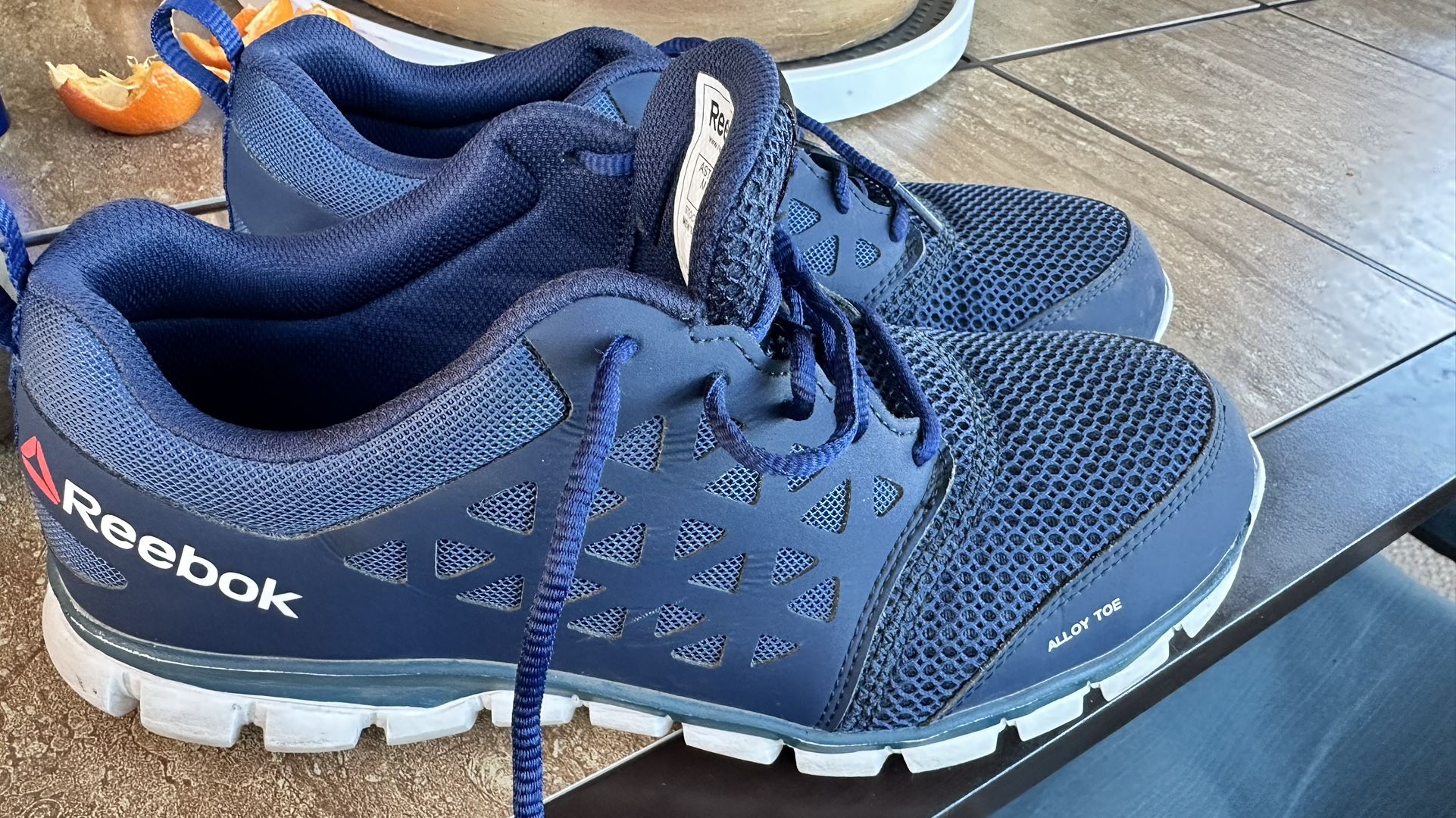 Reebok Steel Toe Work Tenis Shoes Size 10w