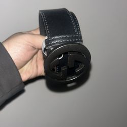 Black Gucci Belt 