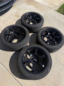 Gram lights 57dr semi-gloss black 18x8.5 +37 5x114.3