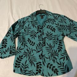 Silkland Size Large L Top Jacket Sequined