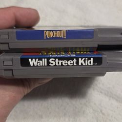 Nintendo Nes Punchout. & Wall Street Kid
