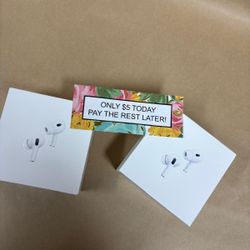 Apple Airpods Pro 2 Wireless Headphones New - Pay $5 today and pay the rest later -