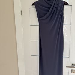 Zara Charcoal Gray Long Dress