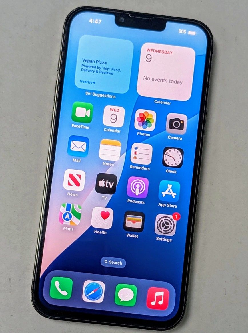 Like New iPhone 13 Pro Max Graphite 5G For T-Mobile Metro MetroPCS Sprint Lycamobile TruConnect Mint Simple Ultra Mobile