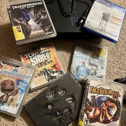 Ps2 Game Console And PlayStation Games 