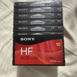 Cassttes new 10 pcs.