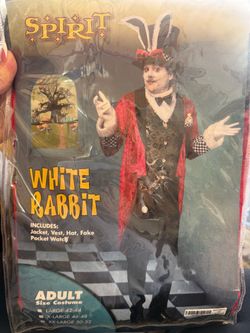 Men white rabbit