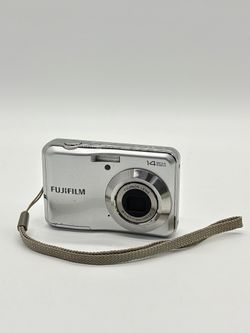 Fujifilm FinePix AV200 14MP Silver Digital Camera 3x Optical Zoom Untested