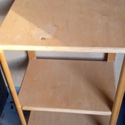 Wooden 3 Shelf Stand