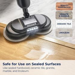 BISSELL SpinWave SmartSteam Scrubbing Steam Mop with Rotating Mop Pads 3897A