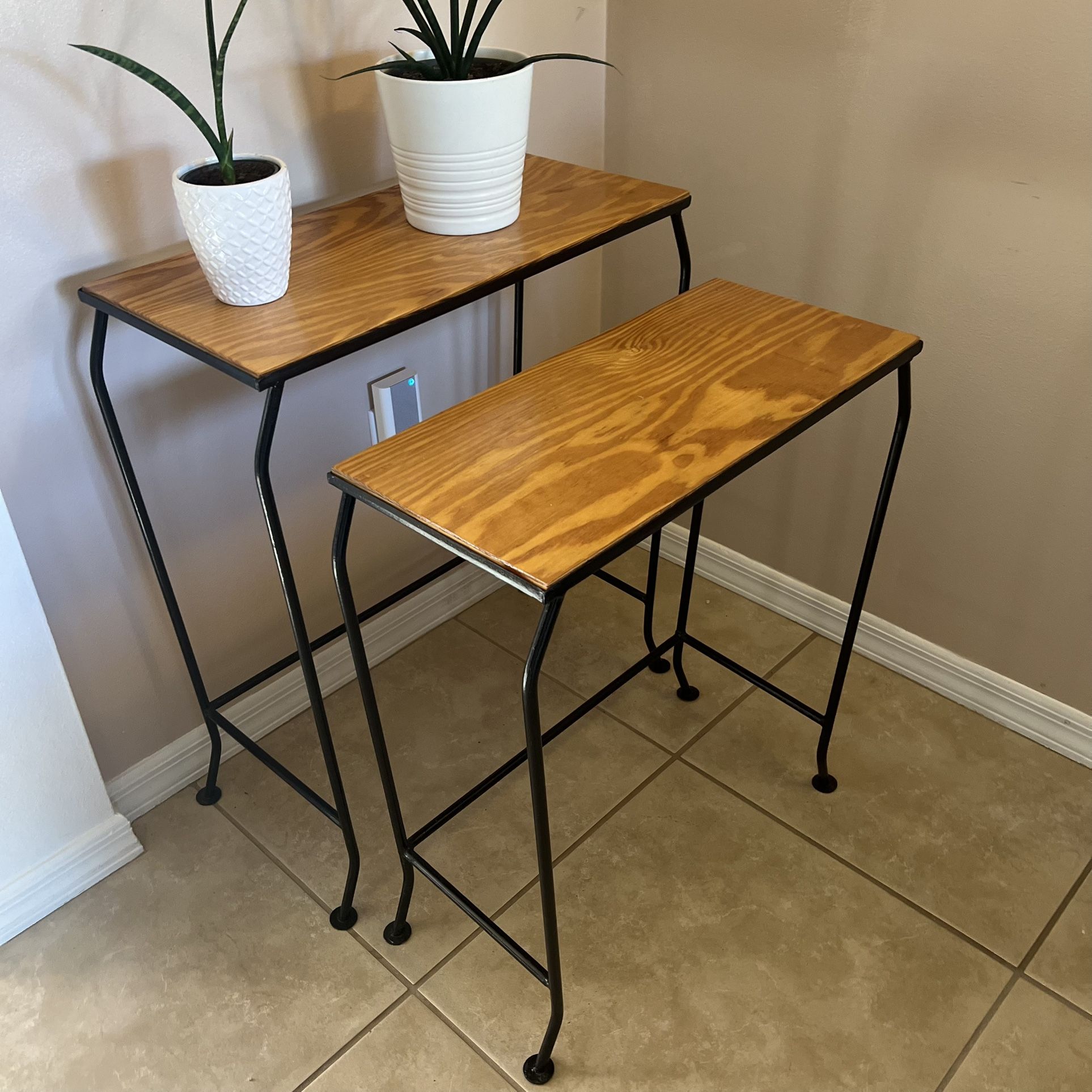 Two Stackable Plant  Stands