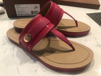 COACH Eileen Peb Grain Patent Leather Pink