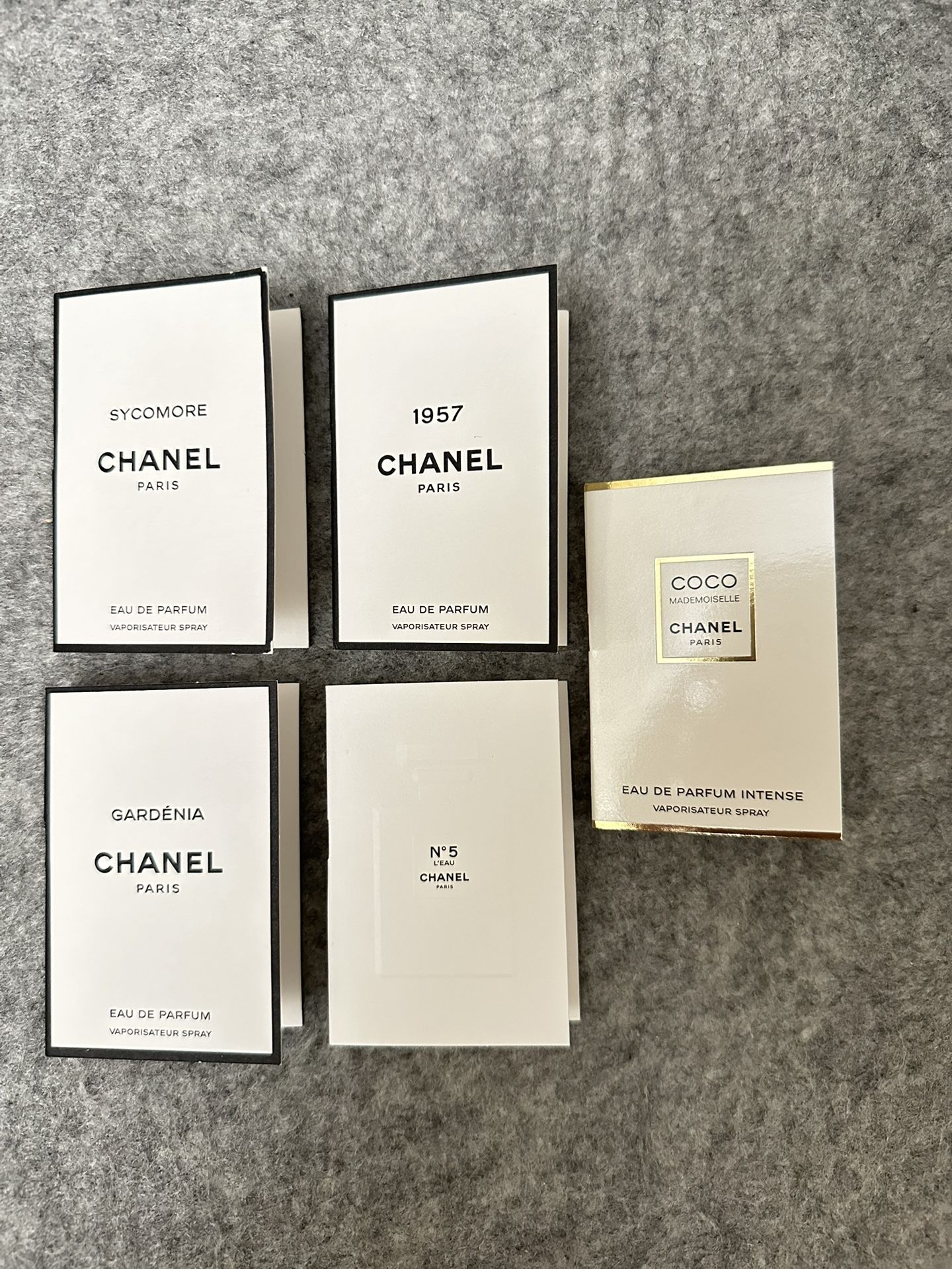 Chanel perfume fragrances for women sample lot
