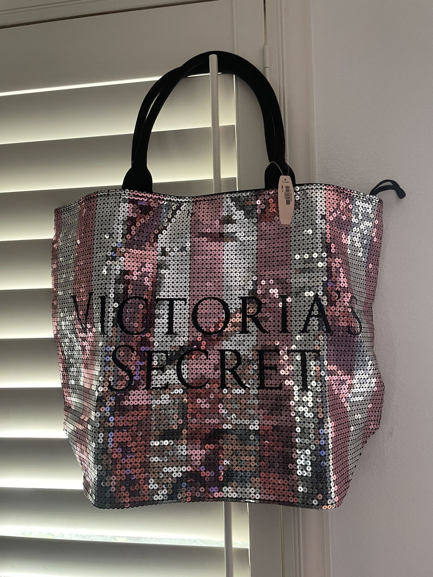 New Victoria’s Secret Sequin Large Tote Bag