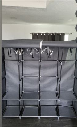 Portable Fabric Wardrobe Closet Organizer
