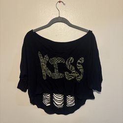 Leopard Kiss off shoulder (2color)
