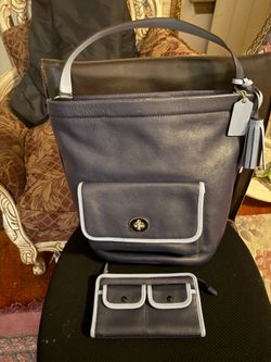 Real couch bag leather with wallet paid 300 asking 120