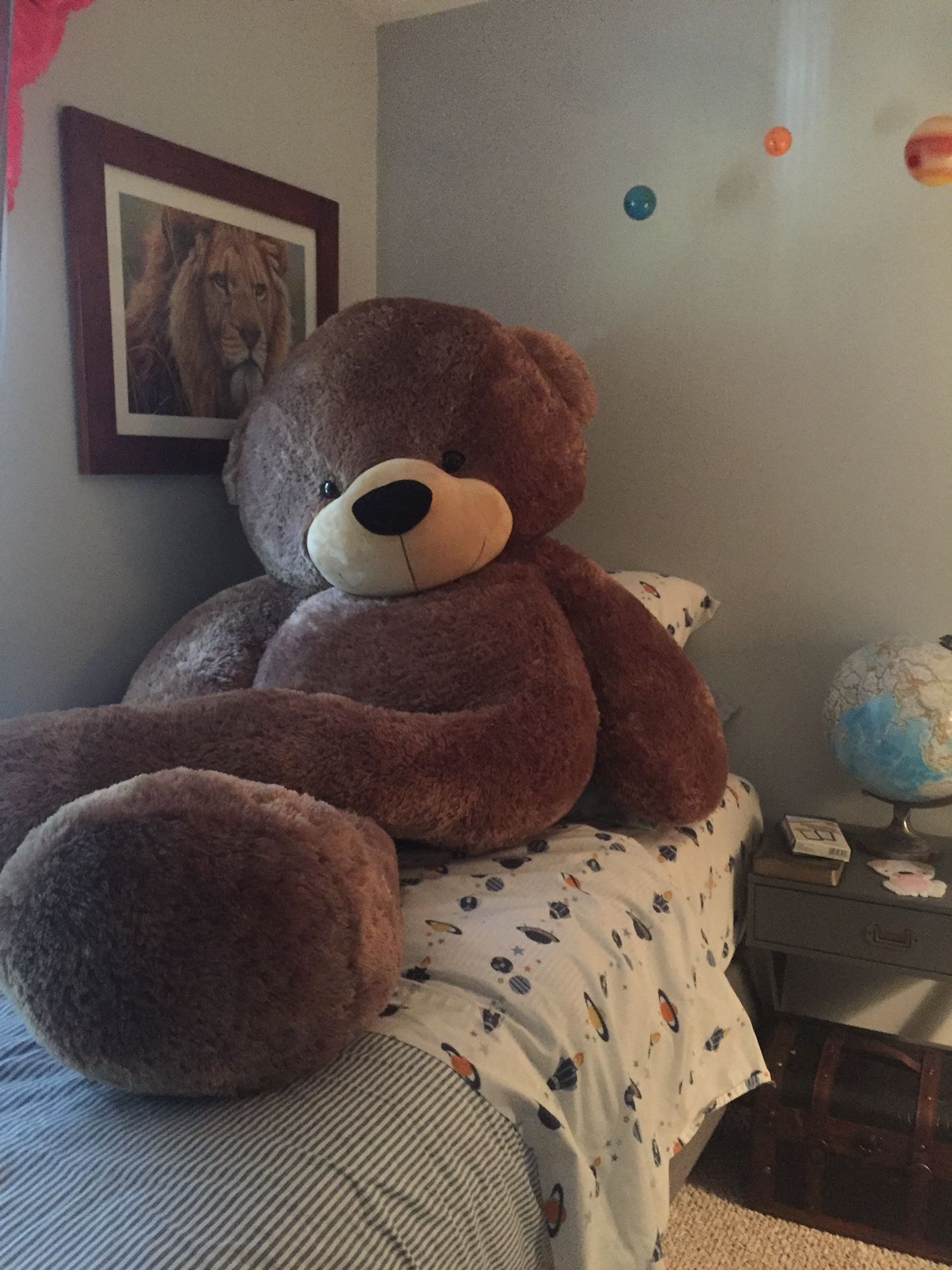 6’ Giant Mocha Teddy Bear