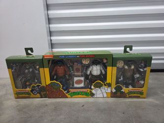 NECA TMNT set of 4 Punk Turtles, NEW!