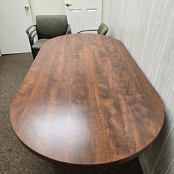 3 LARGE L SHAPE OFFICE DESKS ($200 Each, 1 CONFERENCE TABLE($100.)