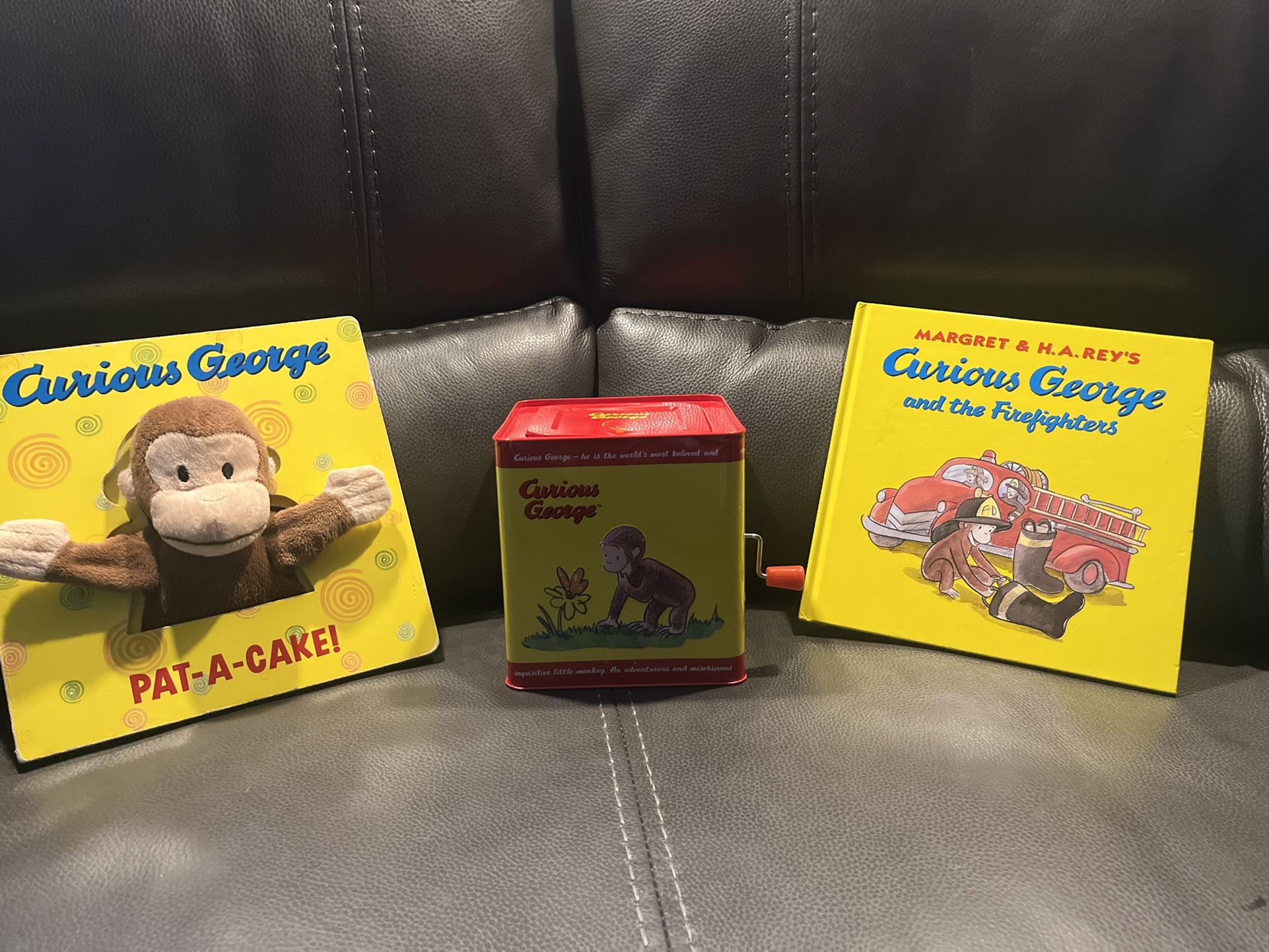 Curious George Jack In A Box With 2 Books