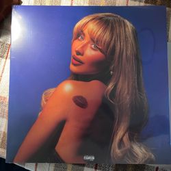Sabrina Carpenter Short n' Sweet SIGNED Insert Light Sky Blue Vinyl In Hand!