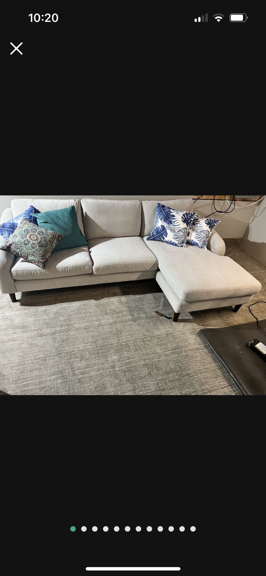 Quinn sectional sofa by Moe’s furniture - New!
