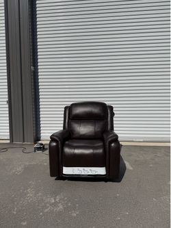 Power Leather Recliner Chair