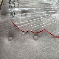 BEIGE KING SIZE ARCHED HEADBOARD 