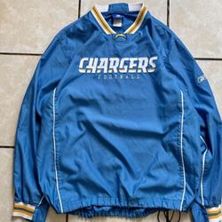 Y2K SD Chargers Reebok Windbreaker Size Medium 