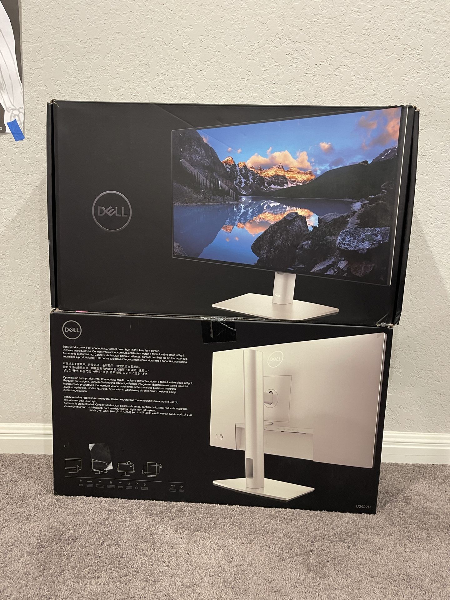 Dell Ultra Sharp 24” Computer Monitors (set of 2)