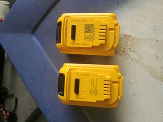 Dewalt 20v battery's