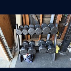 Dumbbell Weights 10-30 Lbs Cap 