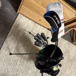Golf Clubs + Bag
