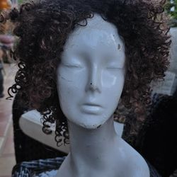 Curly Hair Wig Cosplay Halloween Ombre