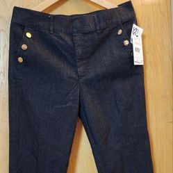 NWT Women's Nine West Black Trouser Size 10