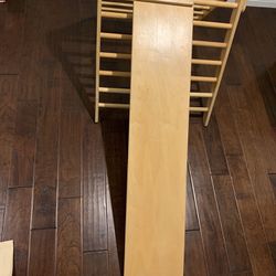 Real Wood Triangle ladder & Climber slide