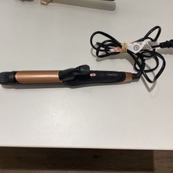 2 In 1 Straightener And Curler With 1 Inch Ceramic Plate 