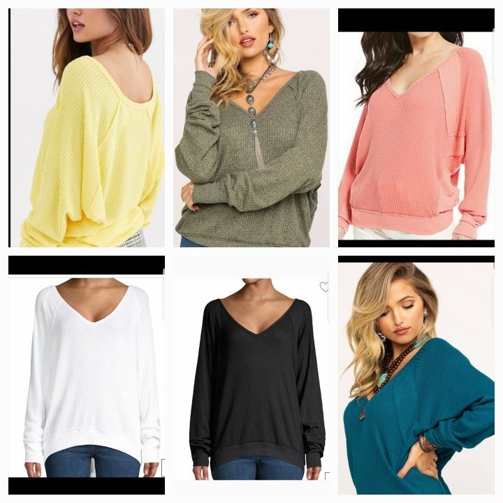 New Free People Thermal Tops Size Large $30 Each