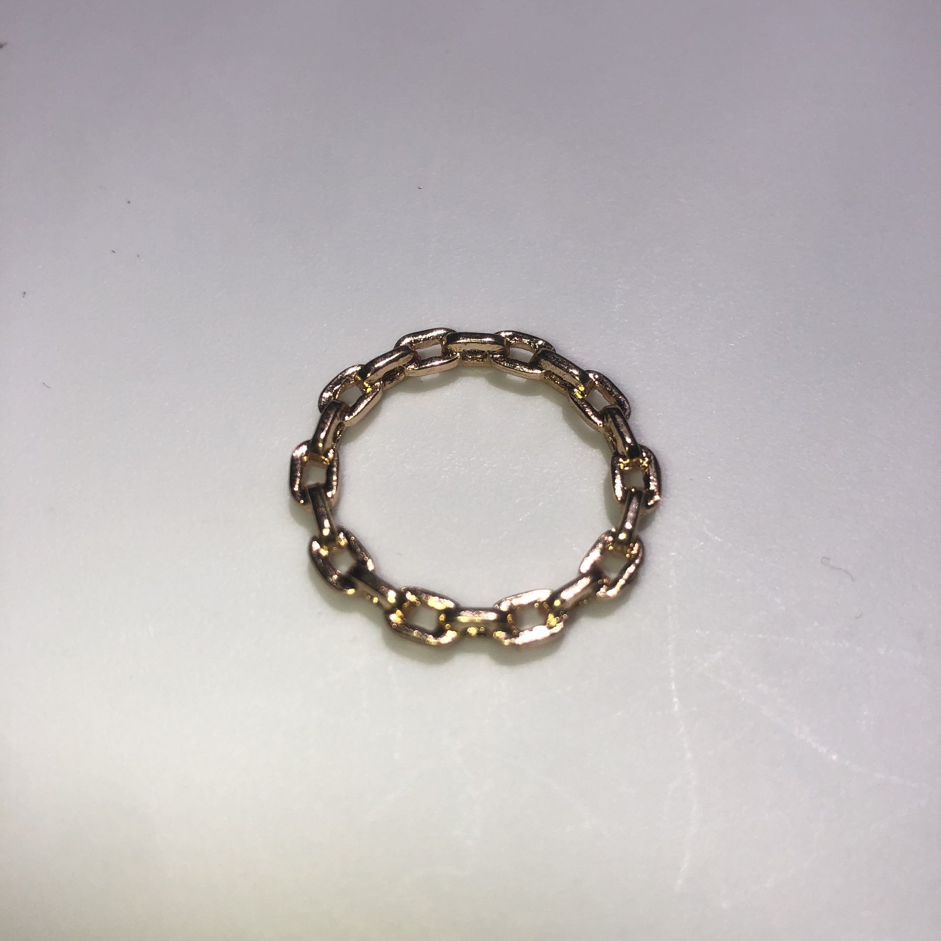 Gold Chain Ring